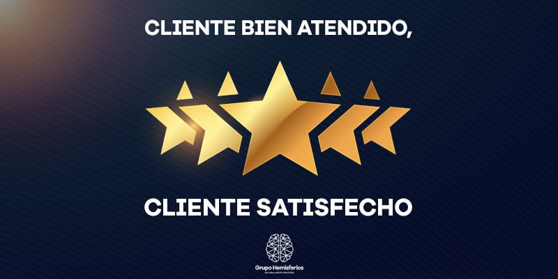 Cliente Satisfecho Grupo Hemisferios